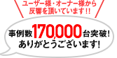 ガス給湯器事例数7,500台突破！ありがとうございます！